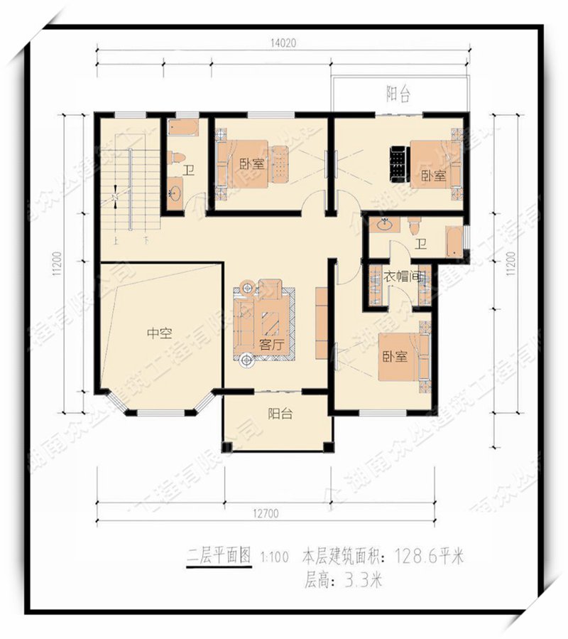 2019新款三层欧式高端农村住宅设计图纸