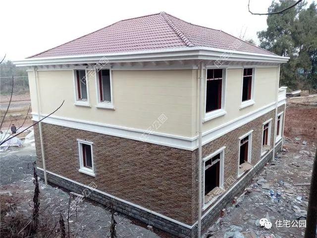 成都42万自建二层小别墅,这让一般包工头抓狂的坡屋顶啊!