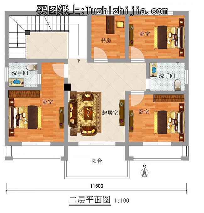 6款好看又简单的二层楼房图,看看哪款最漂亮?